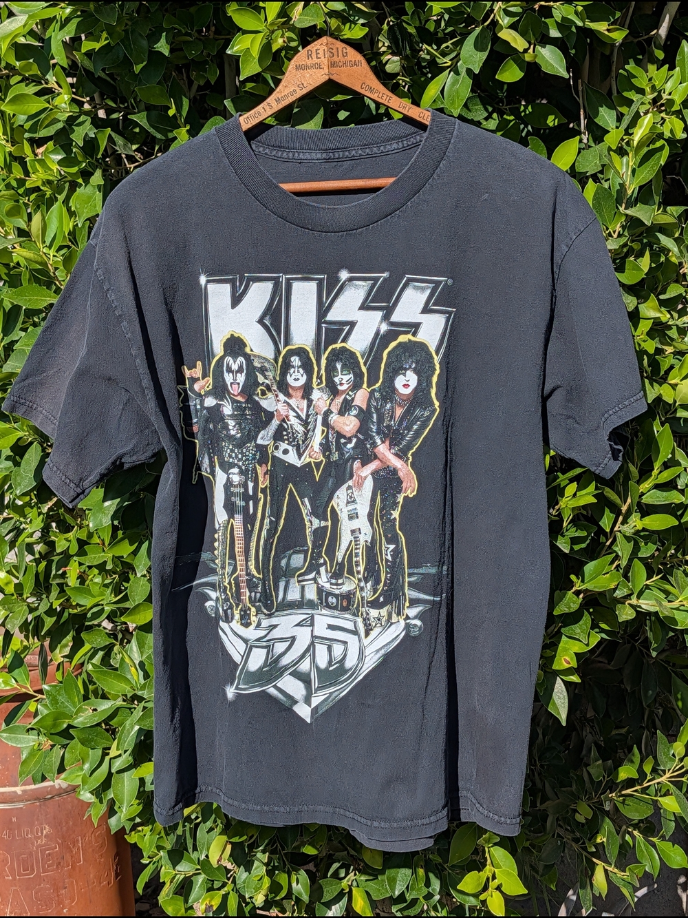 Vintage KISS T Shirt Alive 35 North American Tour 2008 2009 Band Merch Black XL